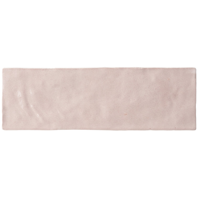 Kingston Pink 3x8 Glossy Ceramic Subway Wall Tile