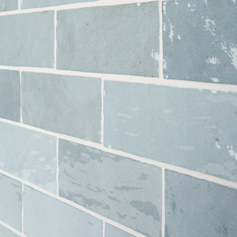 Karma Turquoise 3 in. x 8 in. Polished Ceramic Wall Tile (36 pieces 5.38 Sq. Ft. / Case)