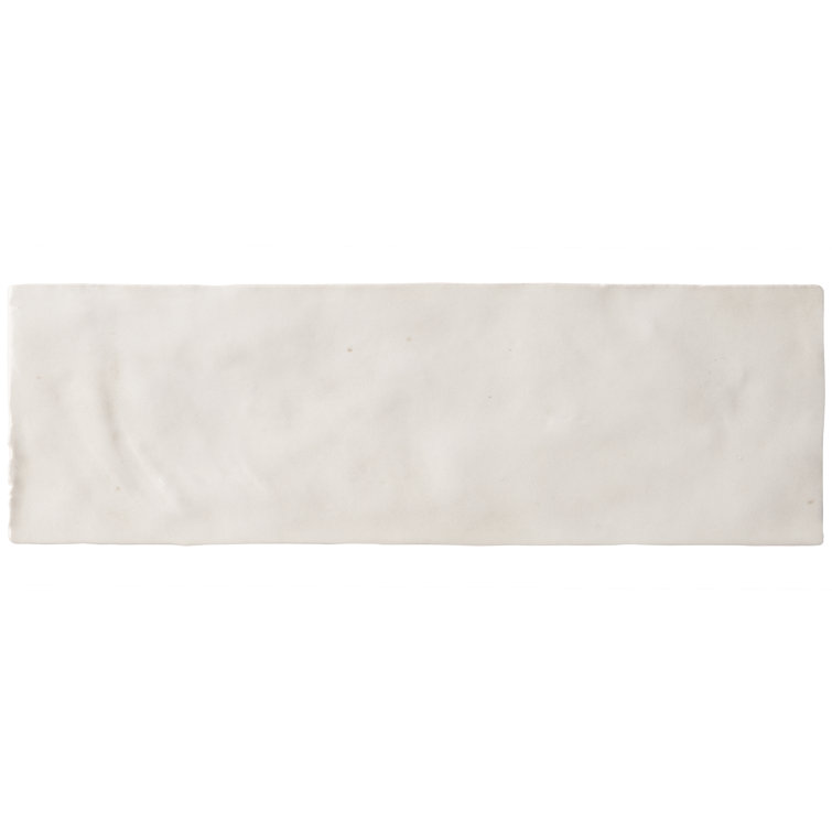 Kingston White 3" x 8" Glazed Ceramic Subway Wall Tile