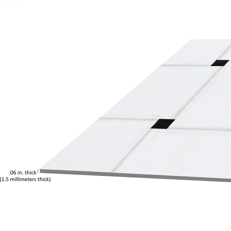Woven Marble Self-Adhesive 12-Inch Vinyl Floor Tiles