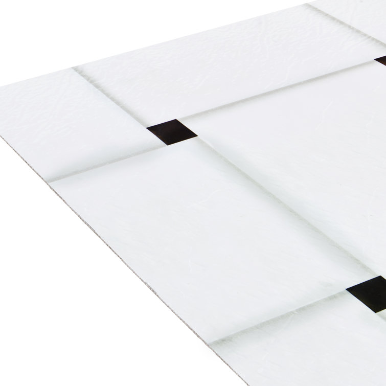 Woven Marble Self-Adhesive 12-Inch Vinyl Floor Tiles