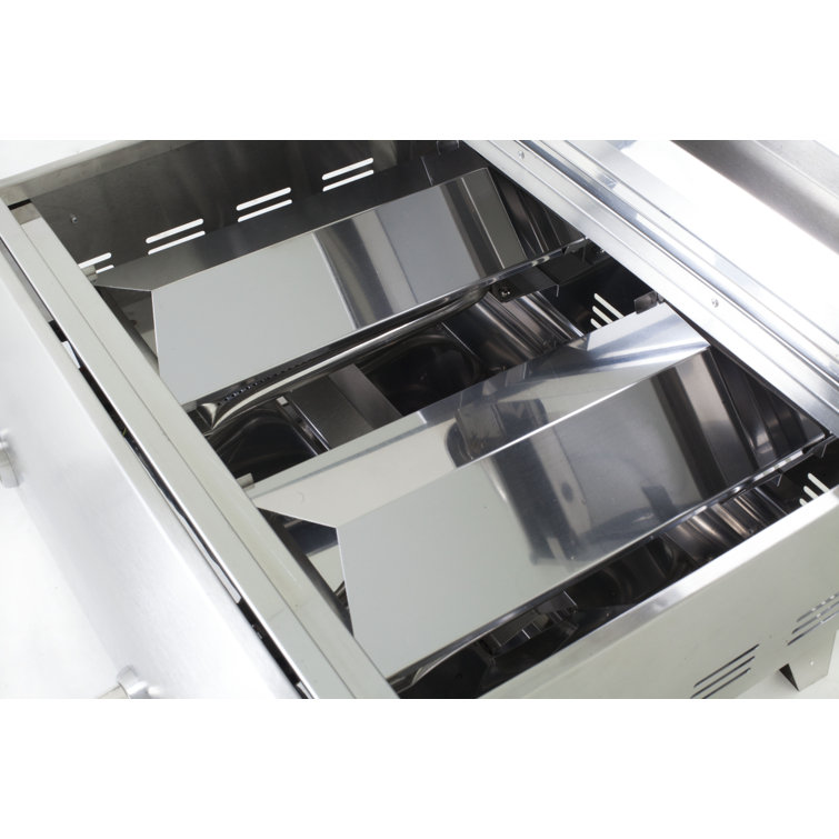 Pit Boss 22" Stainless Steel 2-Burner Portable Propane Gas Grill