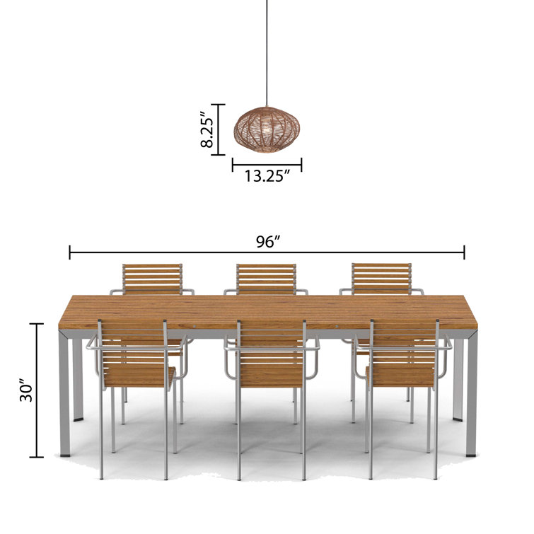 Modern 14'' Globe Pendant Light with Woven Rattan Shade, Brown