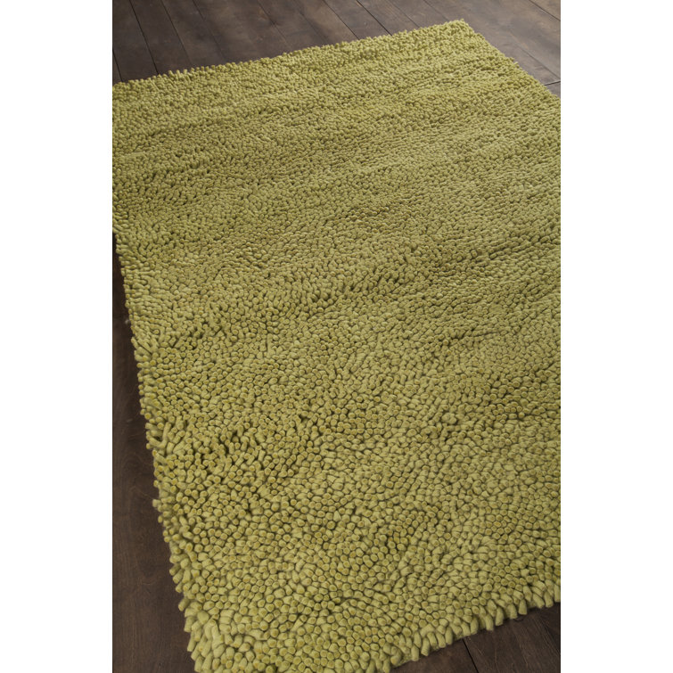 Handmade Plush Shag Wool Rectangular Rug 5' x 7'6"
