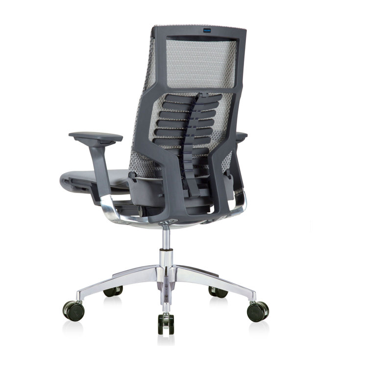 Bionic Spine High-Back Executive Swivel Chair in Gray/Black