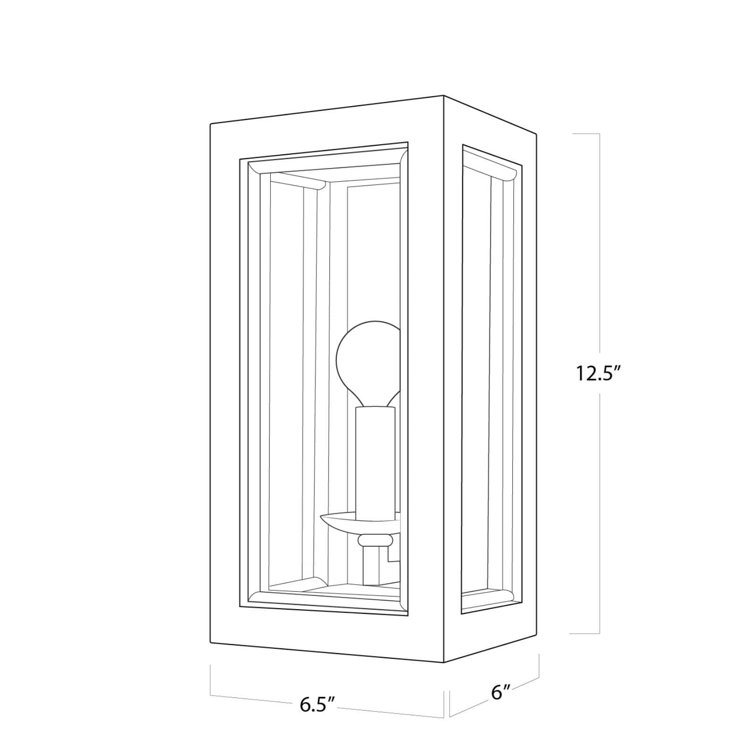 Natural Wicker and Glass Dimmable Sconce
