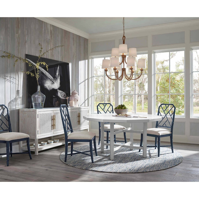Natural Elegance 9-Light Polished Brass Chandelier with Linen Shade