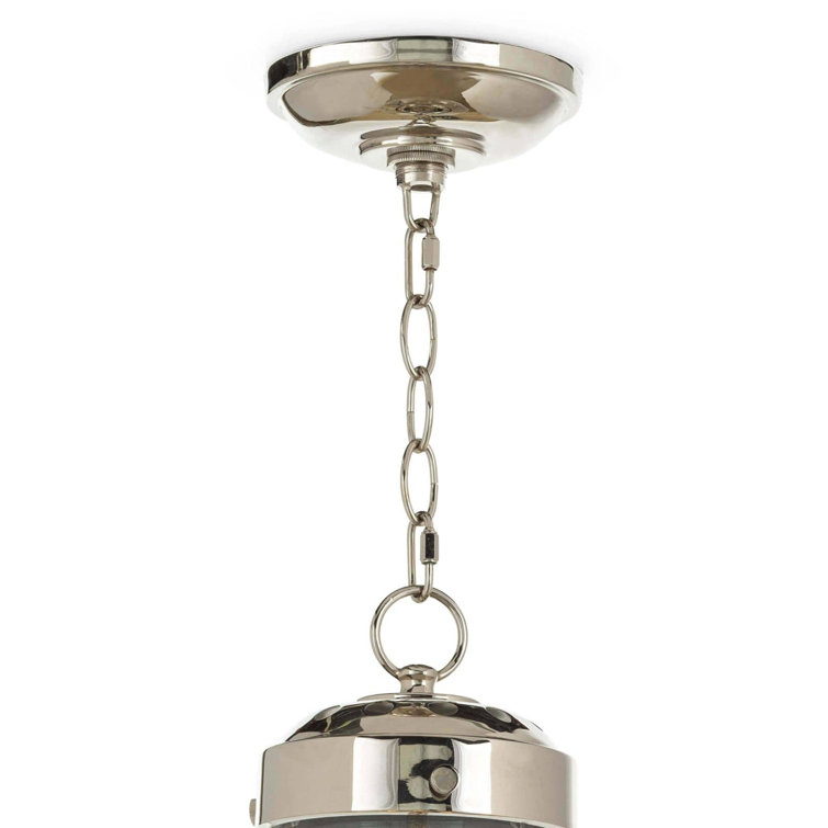 Regina Andrew Polished Nickel 3-Light Globe Pendant