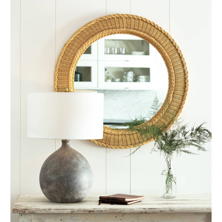 Regina Dover 17" Brown Ceramic Table Lamp with Linen Shade