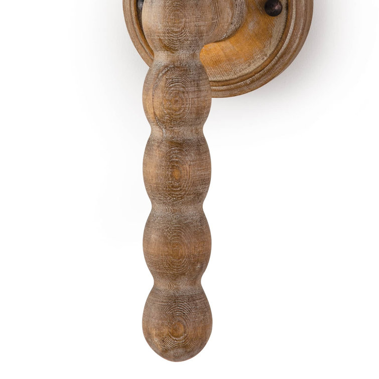 Natural Blackened Steel Dimmable Sconce with Linen Shade