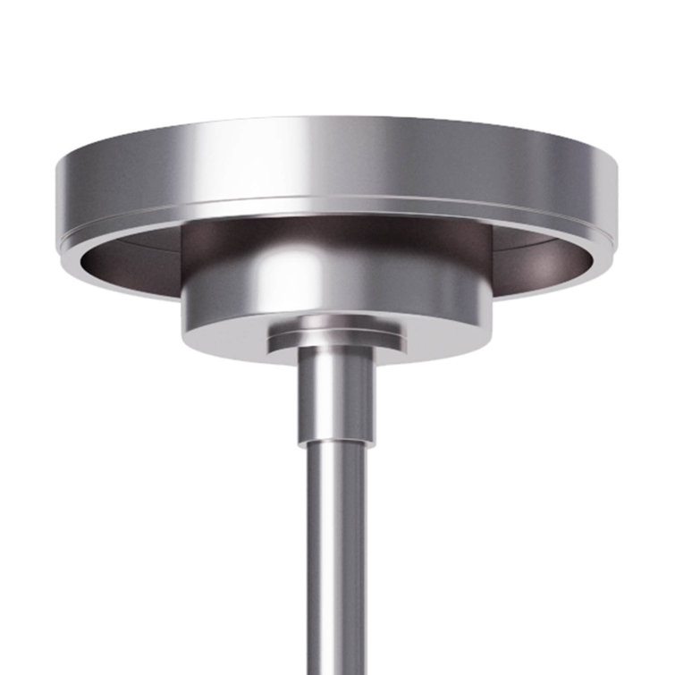 Elegant 4-Light Globe Pendant in Polished Nickel with Clear Glass Shade
