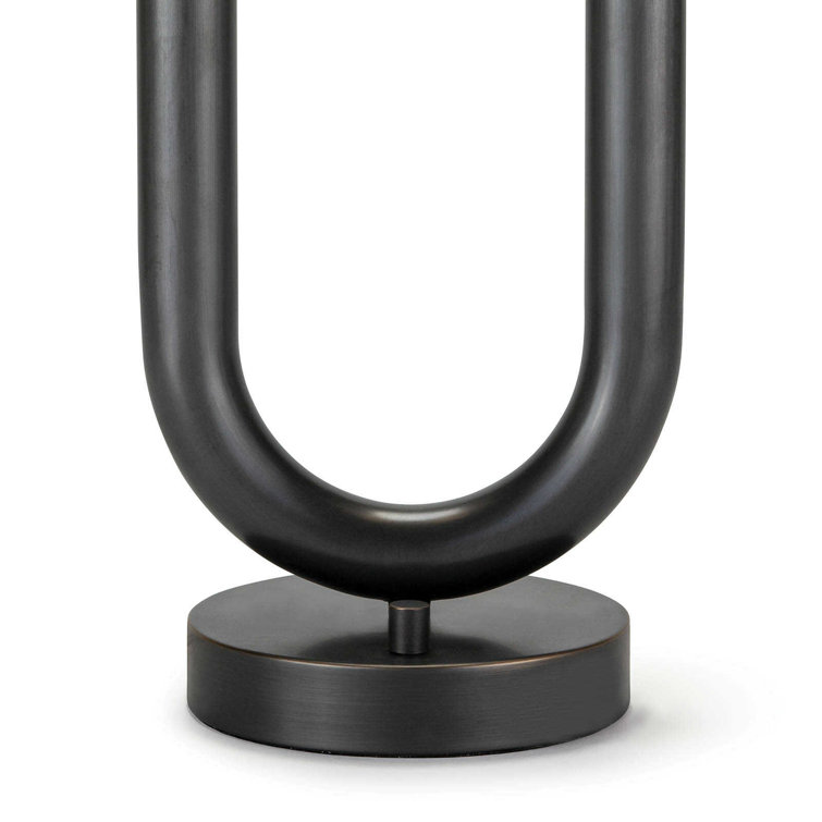 Happy Dual-Light Table Lamp in Oil Rubbed Bronze with Matte Globes
