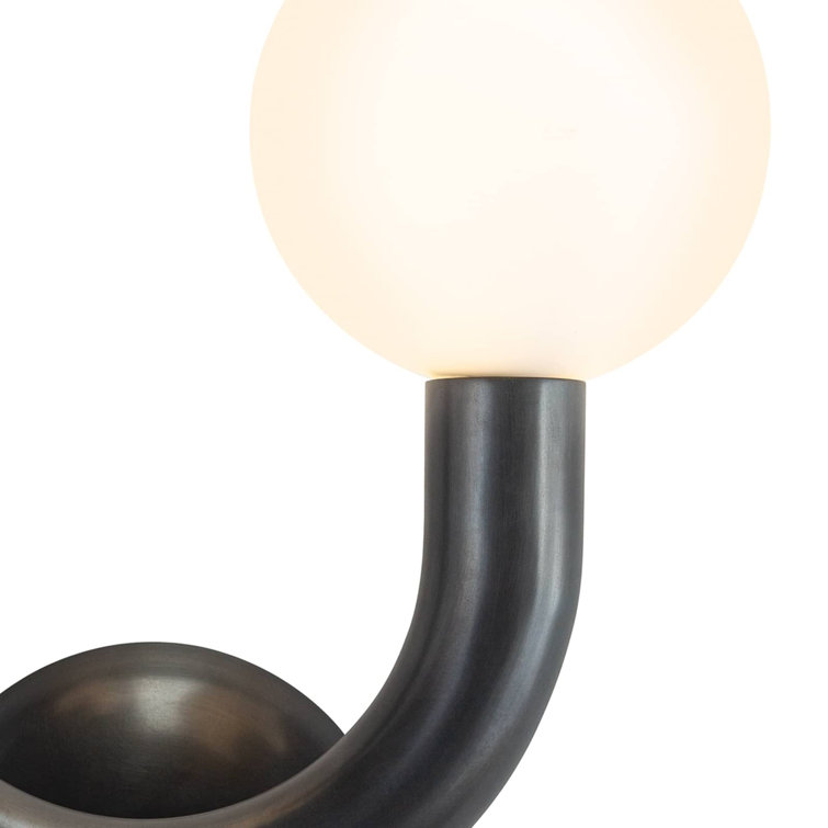 Dual Glow Dimmable Oil-Rubbed Bronze Brass Sconce