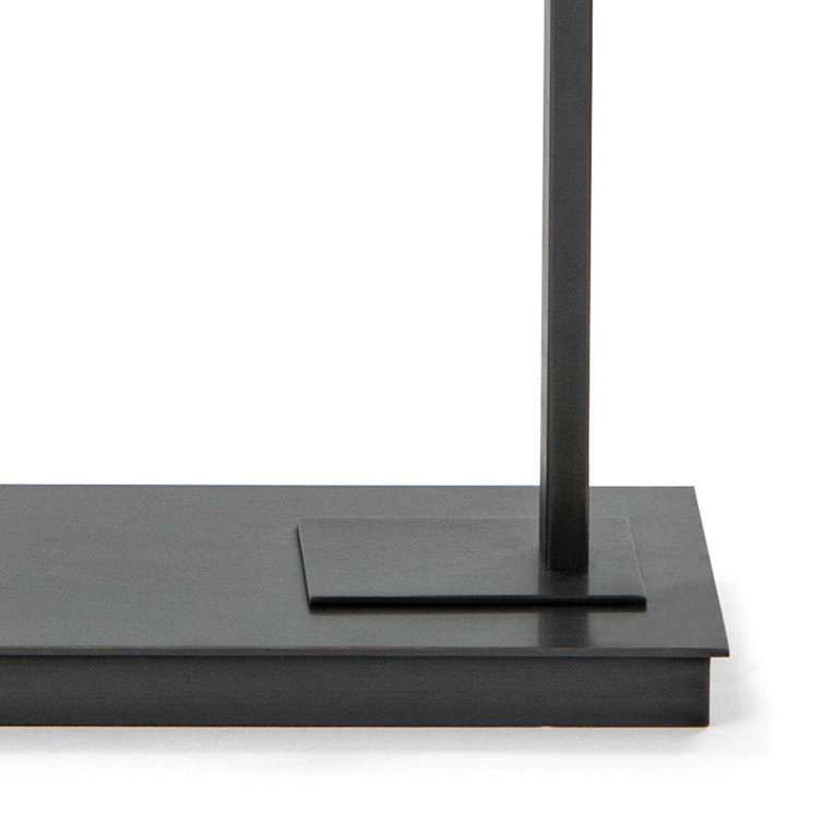 Arcadian Adjustable Oil-Rubbed Bronze Arc Floor Lamp with Metal Shade