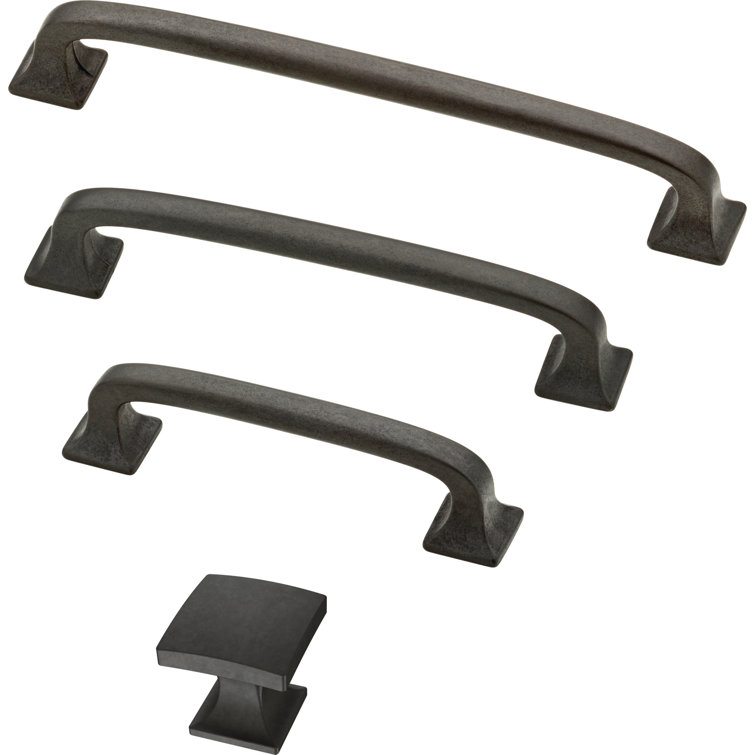 Soft Iron Industrial Cabinet Bar Pull with Mounting Hardware