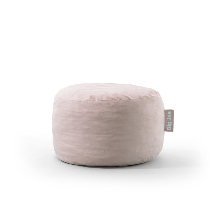 Desert Rose Plush Small Foam Filled Bean Bag Chair with Removable Cover