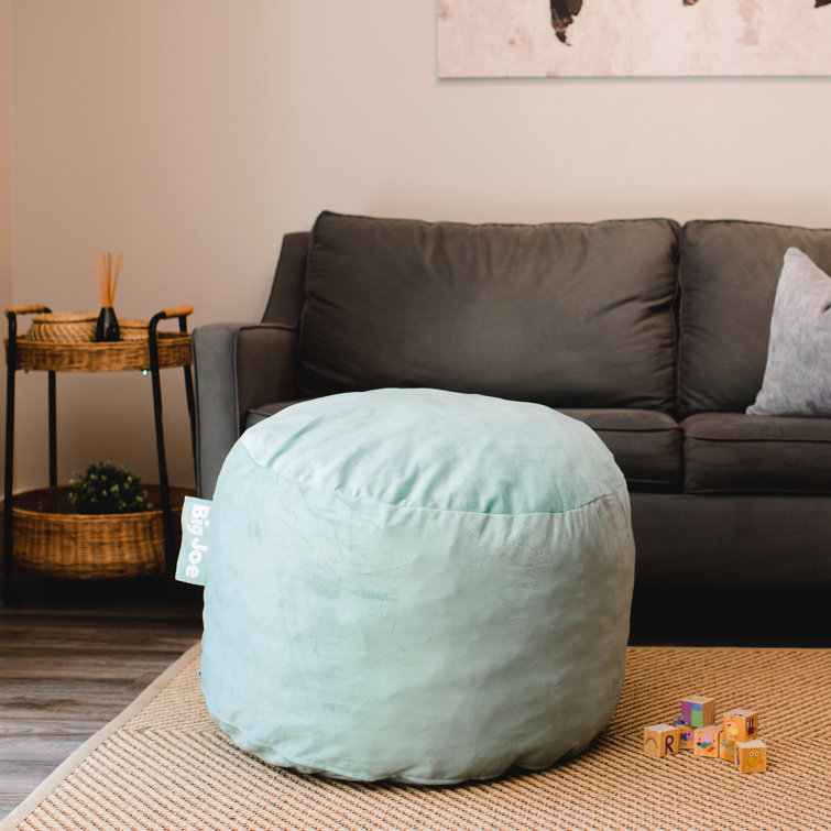 Big Joe 2ft Turquoise Plush Foam Filled Bean Bag Chair