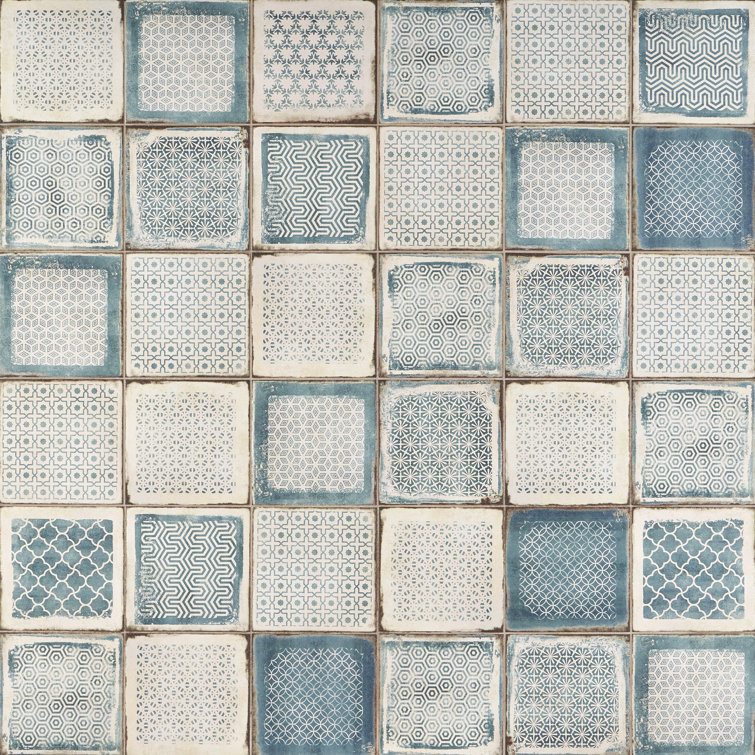 Coronado 8" x 8" Blue Matte Porcelain Wall and Floor Tile