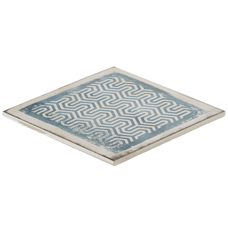 Coronado 8" x 8" Blue Matte Porcelain Wall and Floor Tile