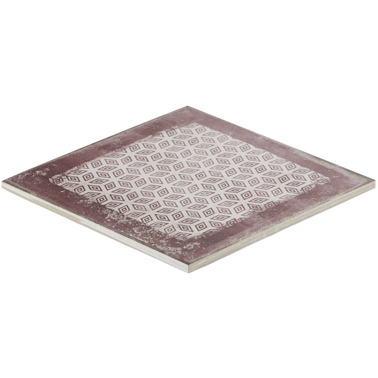 Coronado 8" x 8" Matte Pink Porcelain Wall & Floor Tile