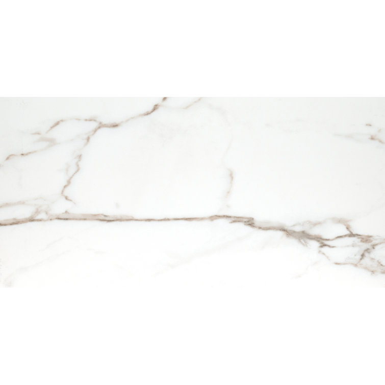Savoy Large Format Light Crema Porcelain Marble Look Tile
