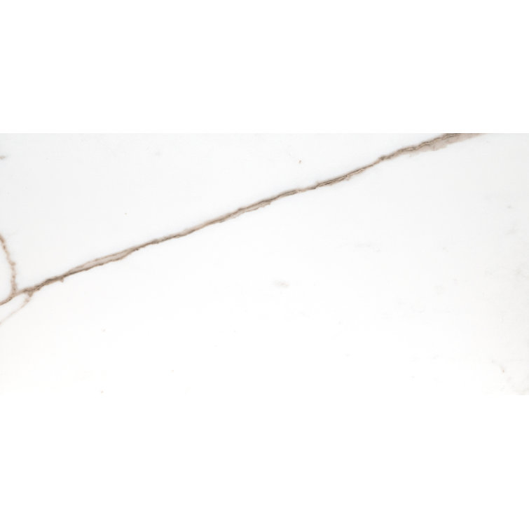 Savoy Large Format Light Crema Porcelain Marble Look Tile