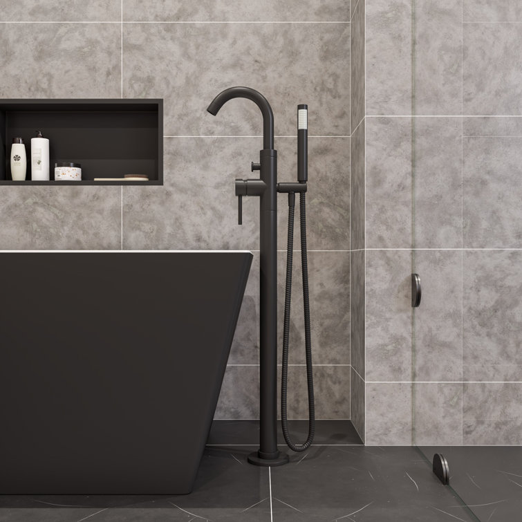 Matte Black Stainless Steel Wall Mount Shower Shelf