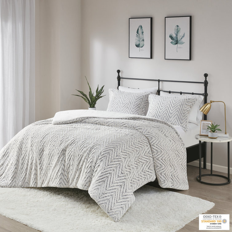Ivory Twin Reversible Down Alternative Comforter Set