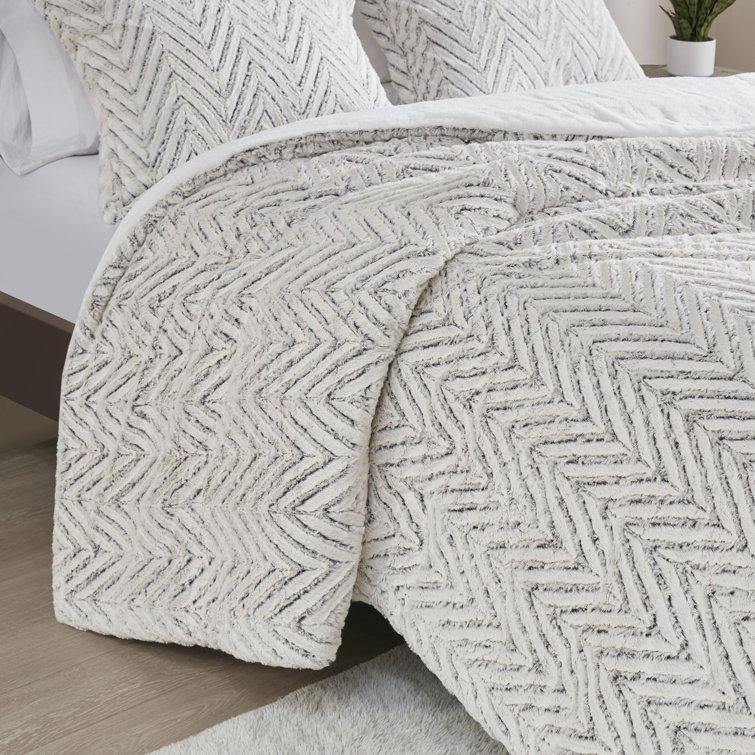 Ivory Twin Reversible Down Alternative Comforter Set