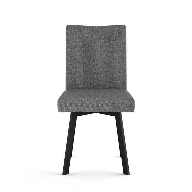 Gray Thermofused Laminate Extendable Dining Table Set with 4 Chairs