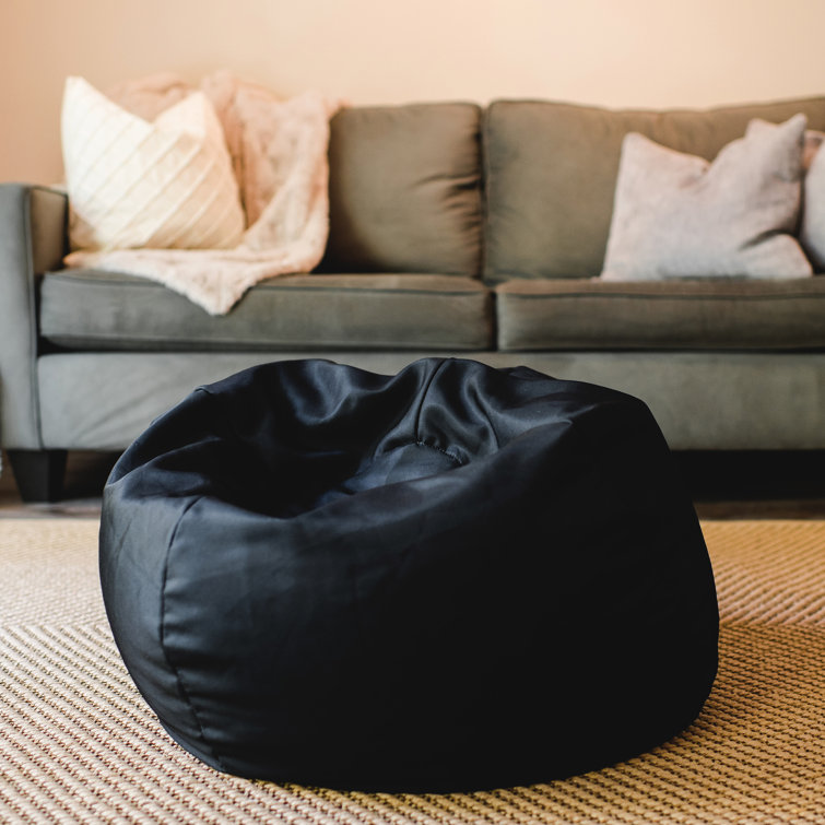 Spicy Lime Polyester Blend Classic Bean Bag Chair
