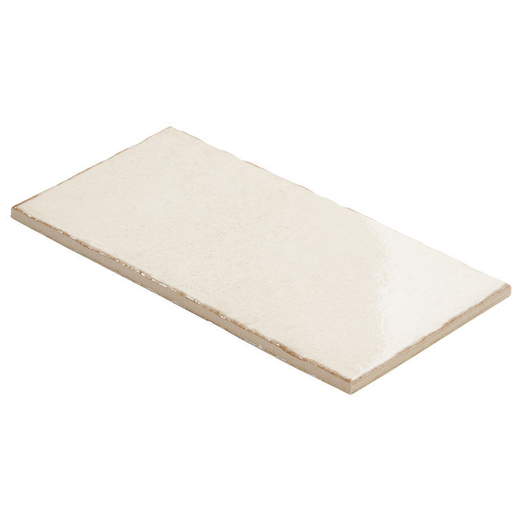 Winston 6" x 12" Beige Polished Porcelain Subway Tile
