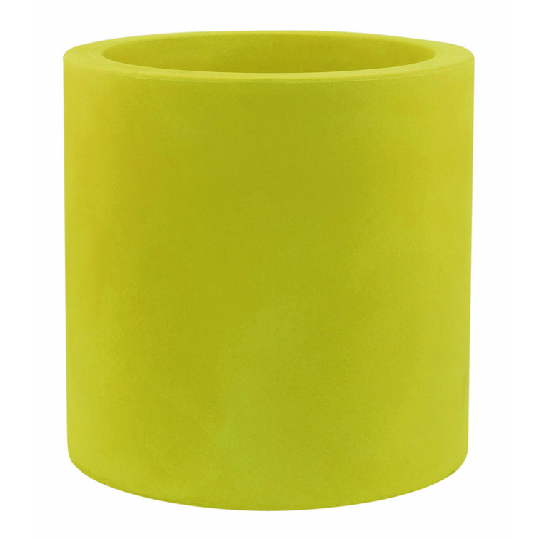 Large Bronze Round UV Resistant Plastic Pot Planter