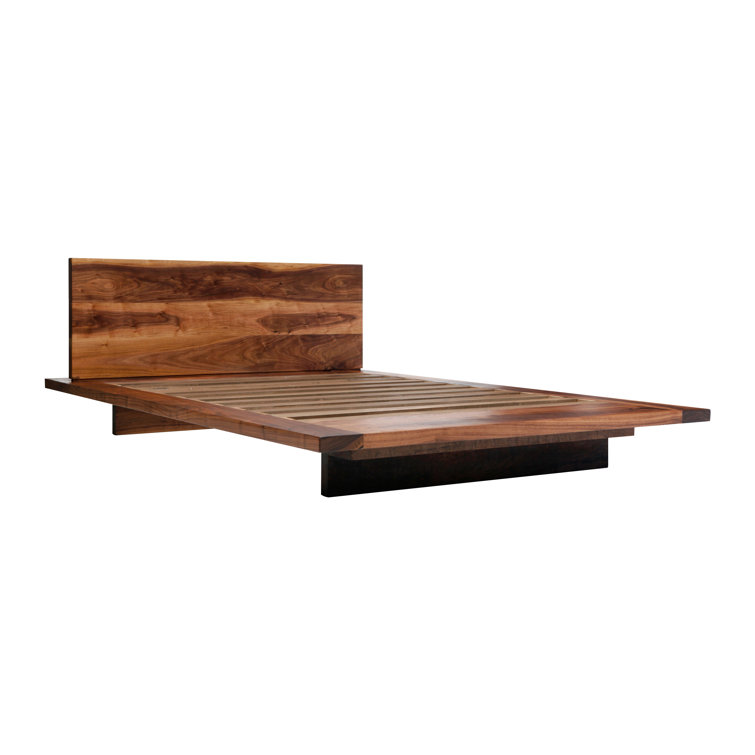 ARTLESS SQ Queen Platform Bed with Wood Frame