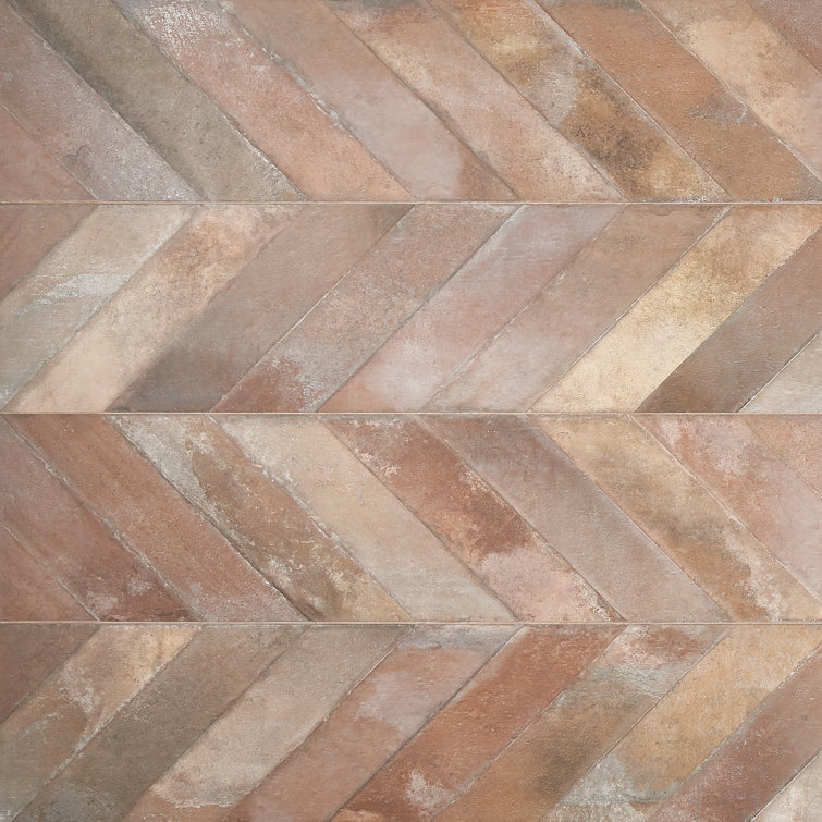 Nord 24" x 48" Brown Porcelain Stone Look Tile