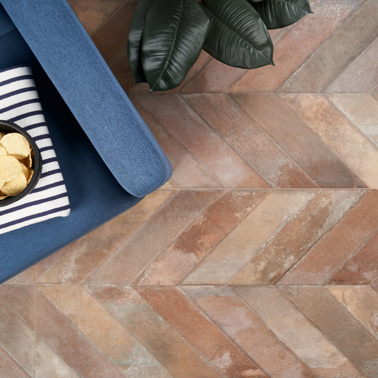 Nord 24" x 48" Brown Porcelain Stone Look Tile