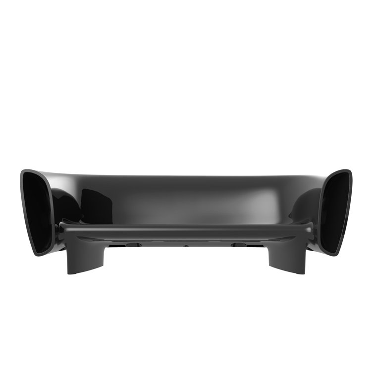Neptune's Dream 96'' Black Outdoor Tubular Sofa