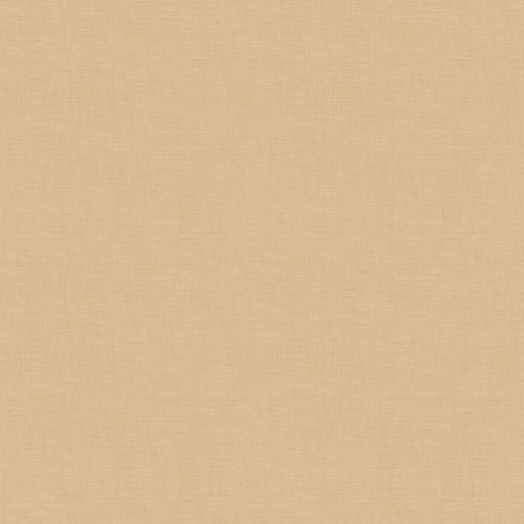 Beige Linen Design 33' L x 21" W Wallpaper Roll