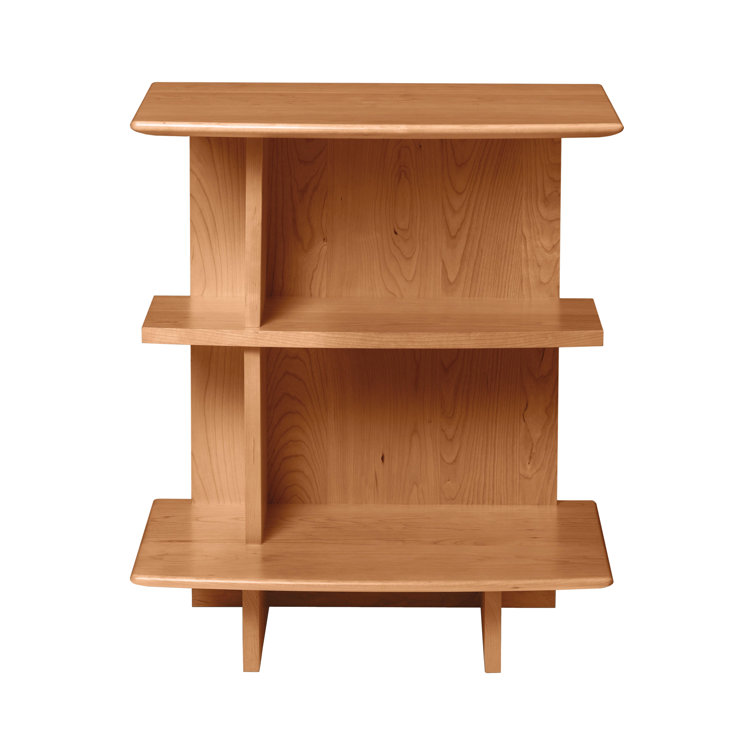 Sarah Shaker-Inspired Natural Cherry Solid Wood Nightstand