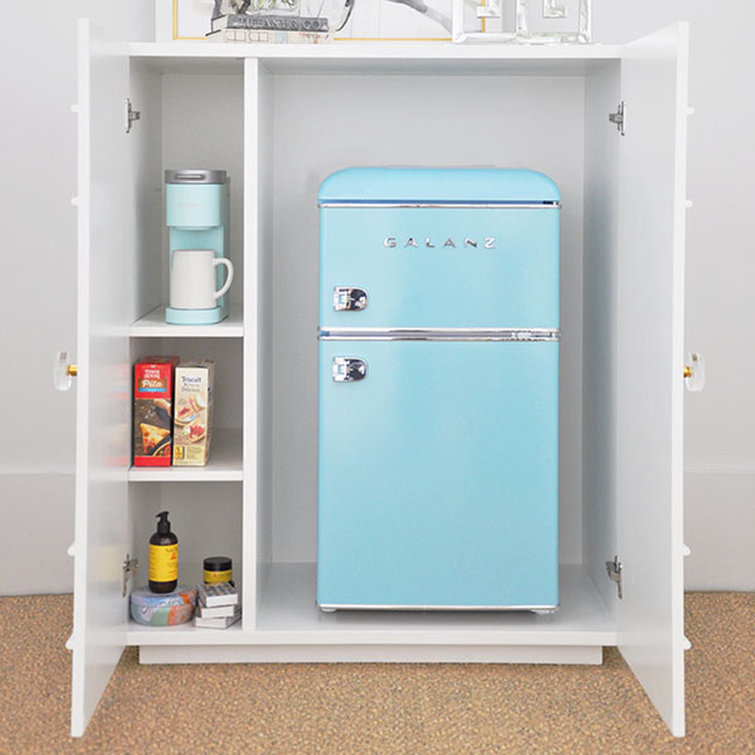 Elegant Matte White Lacquer Office Storage Cabinet with Brass Knobs