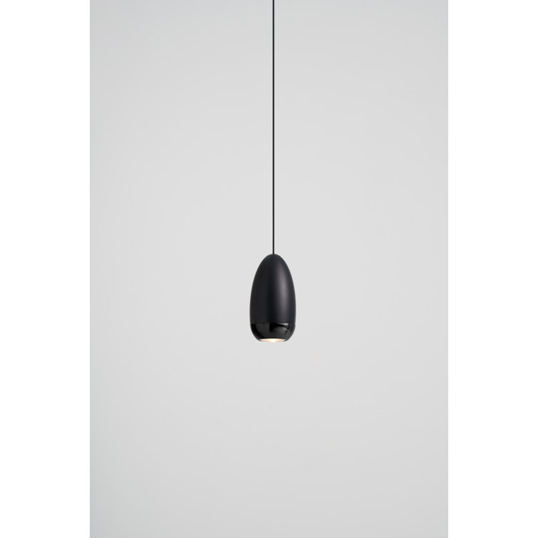 Dawn Mini Black Aluminum LED Pendant Light