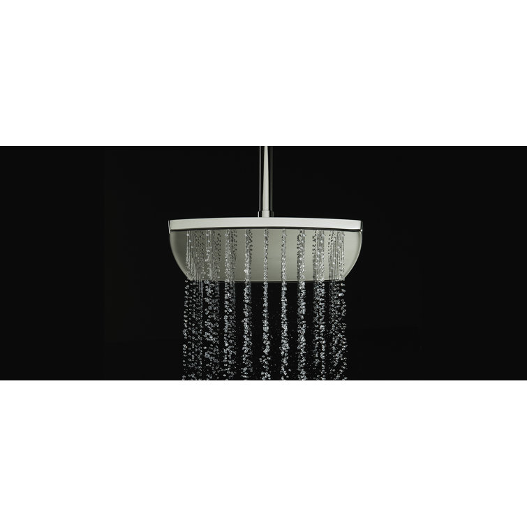 Nickel Silver 12" Ceiling-Mount Shower Arm