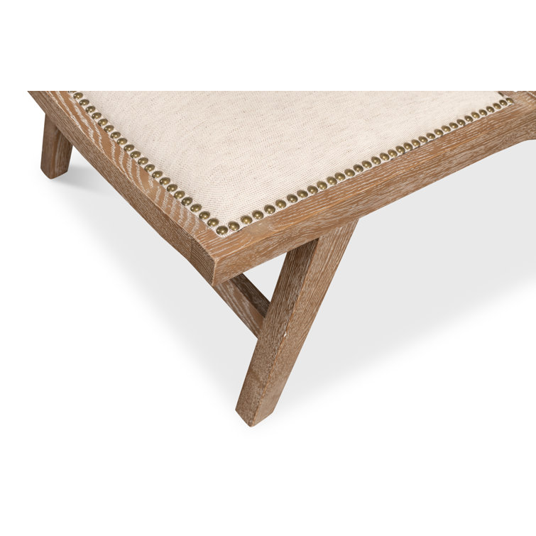 Curved White Oak and Cane Dining Chair
