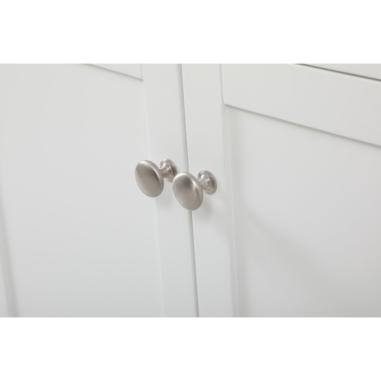 Franklin 72" White Double Bathroom Vanity with Carrara Marble Top
