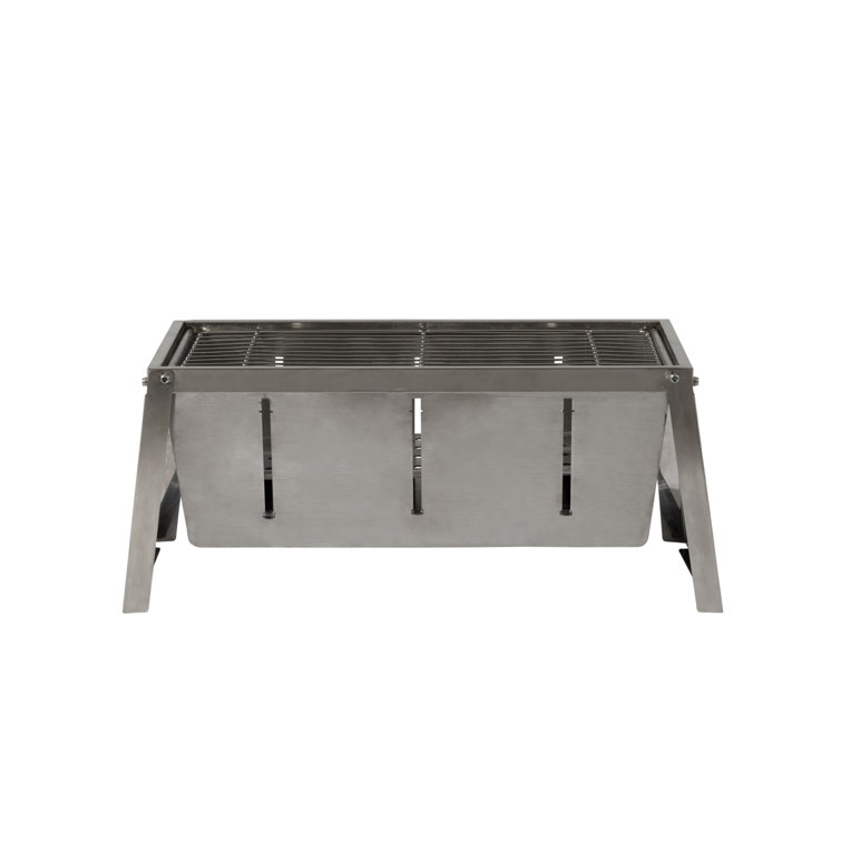 Compact Charcoal Stainless Steel Foldaway Grill