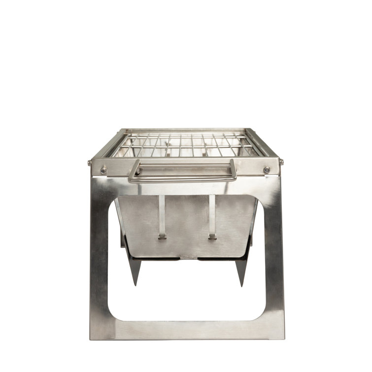Compact Charcoal Stainless Steel Foldaway Grill