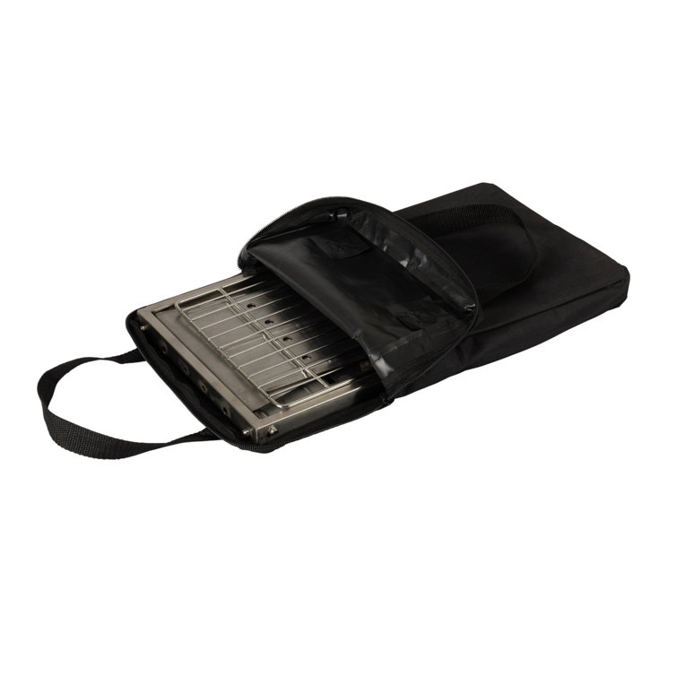 Compact Charcoal Stainless Steel Foldaway Grill