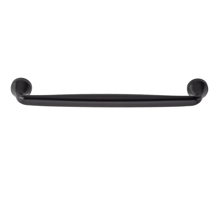 Mason Matte Black 4-1/4" Bar Drawer Pull with Mounting Hardware