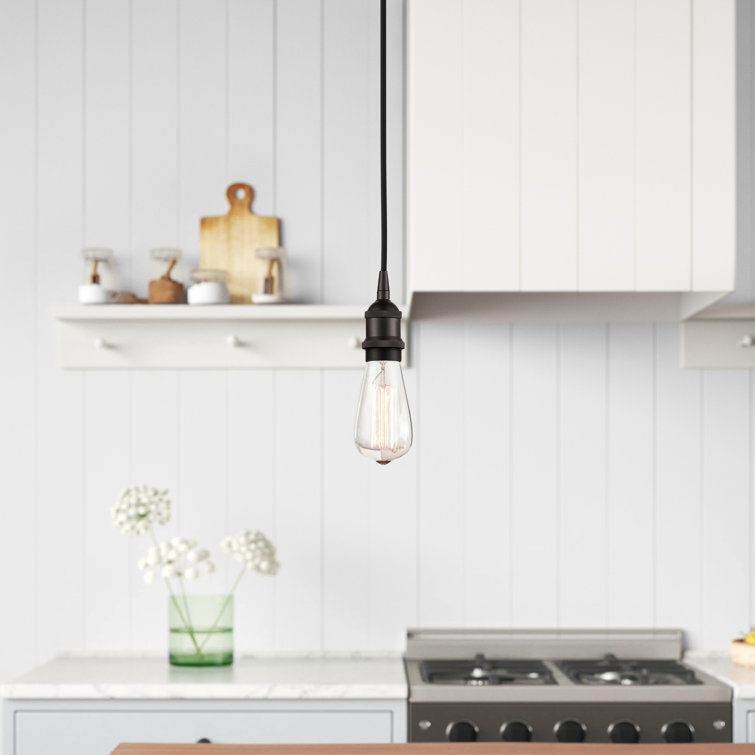 Oil Rubbed Bronze Mini Glass LED Pendant Light