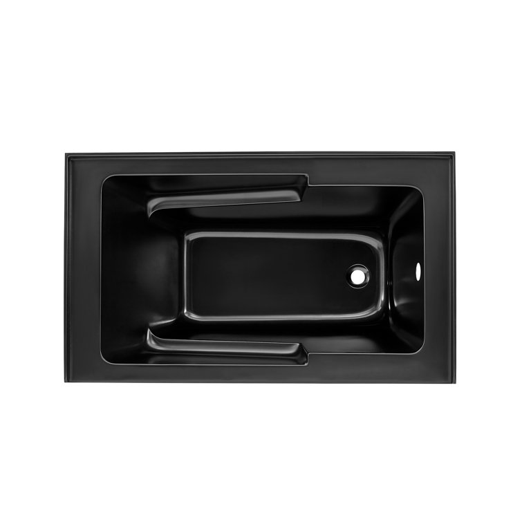 Voltaire Bisque Acrylic 54" x 30" Alcove Bathtub with Apron